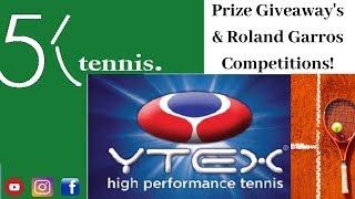 YTEX Strings / 5K Tennis Prize Giveaways Announced & Thoughts on Novak Djokovic vs Monfils