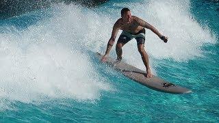 Surfing In A Disney Water Park Wave Pool! | Typhoon Lagoon Surfing & Lessons