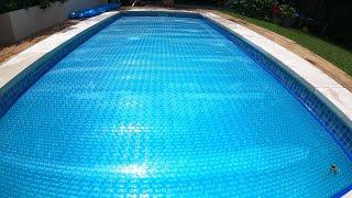 Solar cover blanket swimming pool