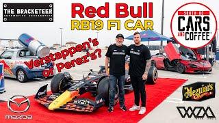 Red Bull RB19 F1 Car Crashes South OC Cars and Coffee - Was it Verstappen or Perez?