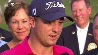 Justin Thomas is Awarded the Coveted Wanamaker Trophy | 2017 PGA Championship