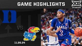 #1 Kansas vs. #11 Duke Game Highlights | 2024-25 Big 12 Men's Basketball