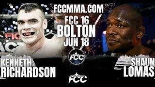 Kenneth "K-Force" Richardson vs Shaun "The Legend" Lomas | FCC 16 FULL FIGHT #MMA