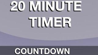 20 minute countdown timer (*High Quality Video Timer - NO MID-ADDS!)