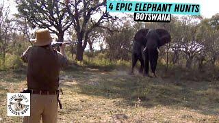 4 Epic Elephant Hunts from Botswana!