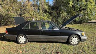 I Bought a Abandoned $600 Mercedes S320 with NO KEYS! Will it Run and Drive?