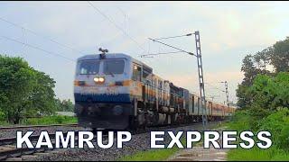 KAMRUP EXPRESS gearing FULL SPEED | NGC WDP4D EMD at its best !! | Abhinav LHB