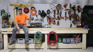 Building a Shop Workbench & Corned Caribou | Warm Winter Weather at the Cabin