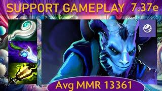 ⭐ 7.37e Riki |K+A-D - 24 KP - 75%| Support Gameplay - Dota 2 Top MMR