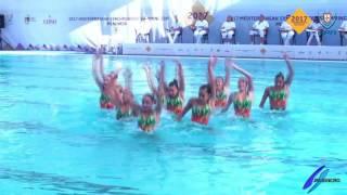 Jelsincro 09  TURKEY RUTINA LIBRE COMBINADA SYNCHRONISED SWIMMING MEDITERRANEAN CUP 2017