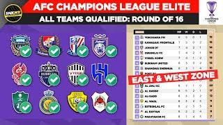 🟣 AFC CHAMPIONS LEAGUE ELITE 2024/25: Round of 16 ALL TEAM QUALIFIED
