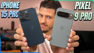 Los MÓVILES MÁS PRO de 2024!!! Pixel 9 Pro vs iPhone 15 Pro