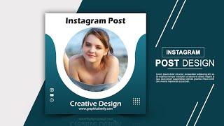 Creative Instagram Post Design in Photoshop Tutorial