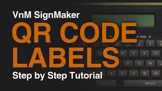 VnM4 SignMaker - QR Code Labels