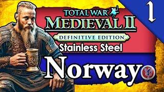 RISE OF NORWAY! Medieval 2 Total War: Stainless Steel: Norway Campaign Gameplay #1