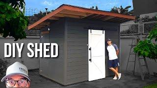 How to Build A Shed Start to Finish in 6 minutes