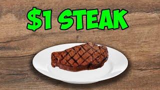 Trying $1 Steak