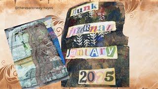 #craftwithme | #junkjournaljanuary Day 9-11 & repurposing trash