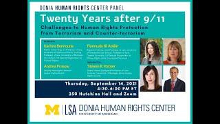 Donia Human Rights Center Panel. Twenty Years after 9/11