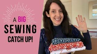 Recent makes, Christmas sewing gifts, new fabric & plans...lots to catch up on with me!