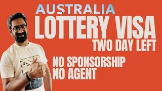 Lottery Visa Australia 3000 Visa നിങ്ങൾ റെഡിയാണോ? NO AGENT NO SPONSORSHIP Australia Malayalam