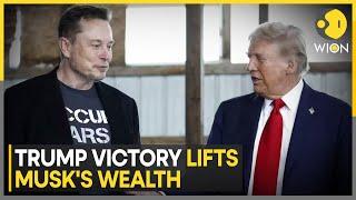 Elon Musk's Net Worth Soars $26.5 Bn After Trump's Election Victory | Latest English News | WION