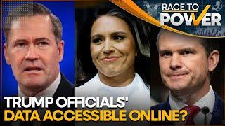 Der Spiegel Report: Private Data and Passwords of Top Trump Officials Found Online | Race to Power