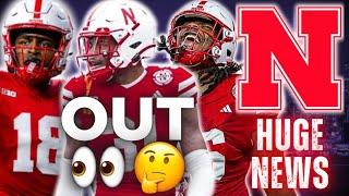 MULTIPLE Nebraska Players OUT For Pinstripe Bowl | HMMM | WHO STEPS UP? | Husker Football Reaction