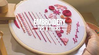 Embroidery Tips & Tricks by Knot Your Type