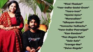 GV Prakash and Saindhavi Melody Hits | Love Songs Jukebox | Tamil Songs