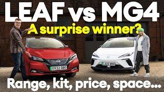 MG4 or Nissan LEAF: we crunch ALL the important numbers. A surprise winner? / Electrifying