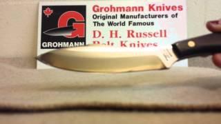 Grohmann Knives Sabre grind vs flat grind knives