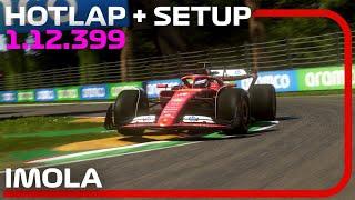 F1 24 IMOLA Hotlap + Setup (1:12.399) - 5 th Worldwide Ranking 