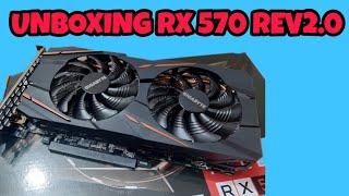 UNBOXING GIGABYTE RX570 FROM CLARION COMPUTERS | REV 2.0 WITHOUT BACK PLATE / RGB |