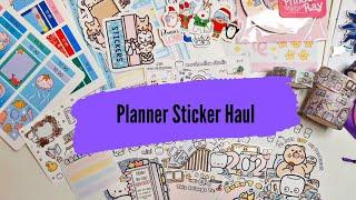 Planner Sticker Haul - Unboxing my Christmas presents and orders ready for planner Setups