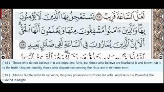 42 - Surah Ash Shura - Dr Ayman Suwayd - Teacher - Learn Quran Tajweed