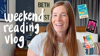 weekend reading vlog | reading 5 star books, going to the beach