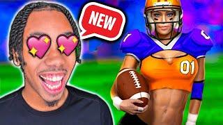 This BRAND NEW GIRL Football Game Is Actually AMAZING!!!