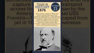 Was BOSS TWEED a Corrupt Politician?  | Today in History: November 23