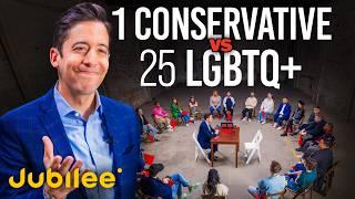 1 Conservative vs 25 LGBTQ+ Activists (feat. Michael Knowles) | Surrounded