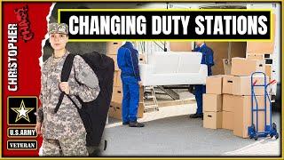 Changing duty stations or PCS in the Army