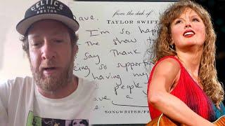 Dave Portnoy Reacts to Taylor Swift’s Surprise Letter