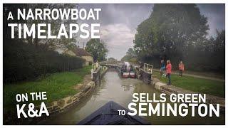 024A.01 - Sells Green to Semington  || A Narrowboat Time-Lapse on the River Thames