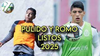 YA ENTRENAN EN VERDE VALLE ROMO Y PULIDO 2025 CHIVAS