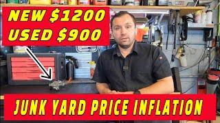 SHOP TALK: WHY USED PARTS AREN'T AFFORDABLE ANYMORE BECAUSE  JUNKYARD'S ARE OVER CHARGING FOR PARTS!