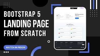 Building A Responsive Features & Footer Section w/Bootstrap 5 [Pidgin English]  #part5