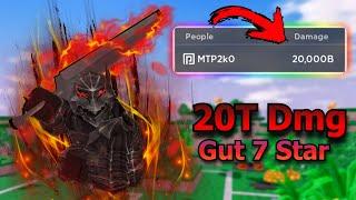 20T Dmg With New Gut 7 Star, The Highest Dmg In ASTD History | All Star Tower Defense