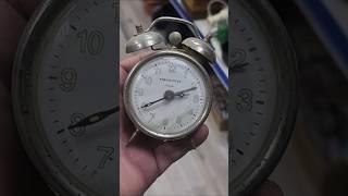 Часы старенькие до и после восстановления будильник TIMEMASTER GERMANY