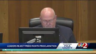 Polk County commissioners reject LGBTQ+ Pride Month proclamation