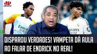 DEU AULA! "MERMÃO, o Endrick tem que ENTENDER ISSO! No Real Madrid, ele..." Vampeta FALA VERDADES!